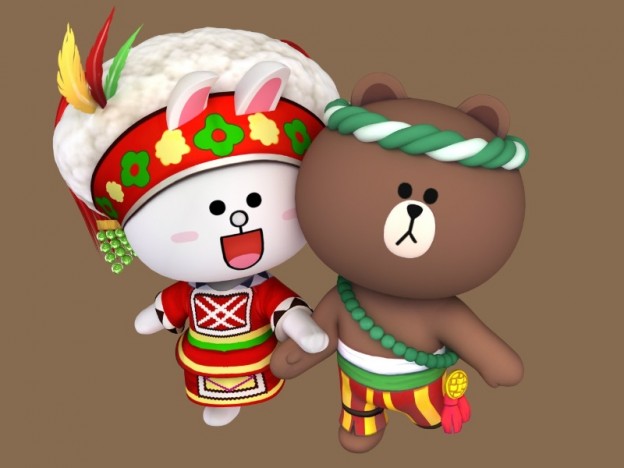 line-brown-and-cony-taiwanese-aborigines-01