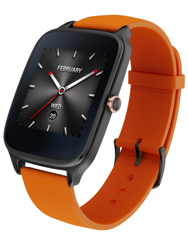 asus-zenwatch-2-gunmetal-orange-rubber